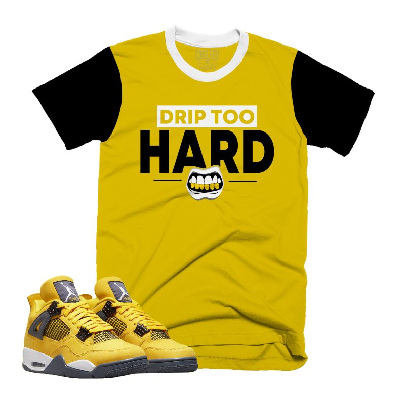 DripTooHardAIRJORDAN4TourYellowLightning b2b48723 dc23 4c9f 942f a0d2a77e87f7