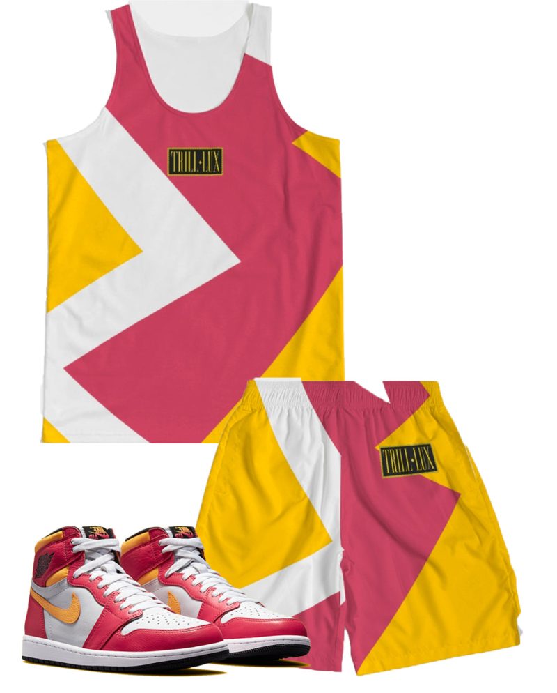 JORDAN1FUSIONREDTANKTOPANDSHORTS