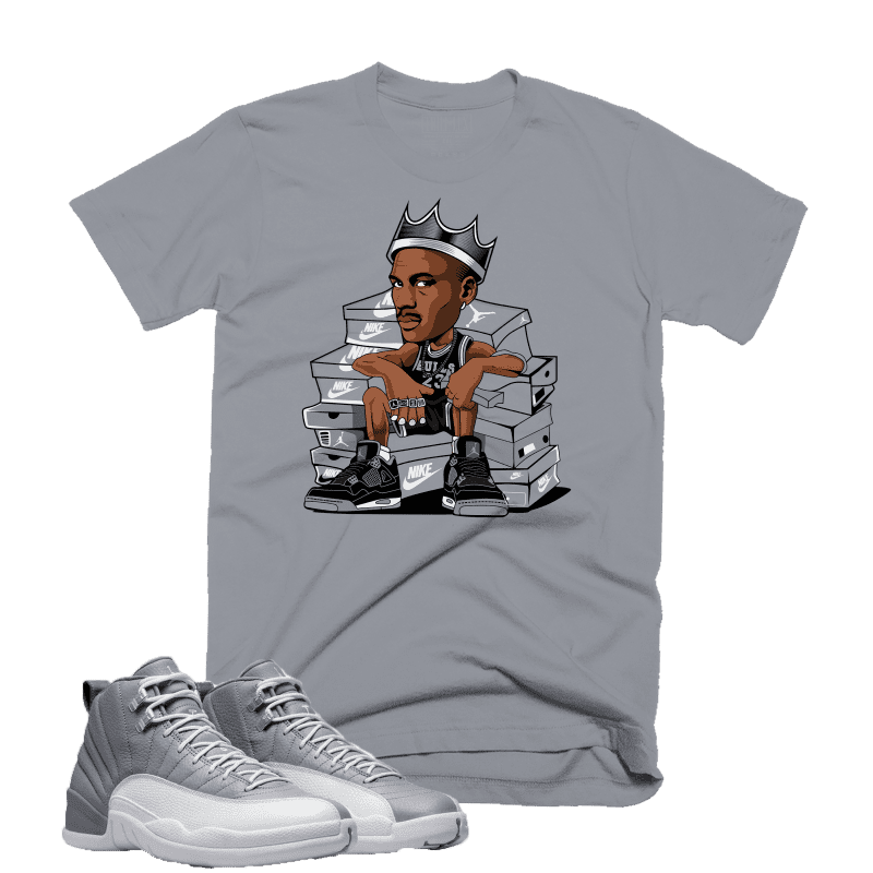 Jordan12StealthGreyCartoonMichaelTee