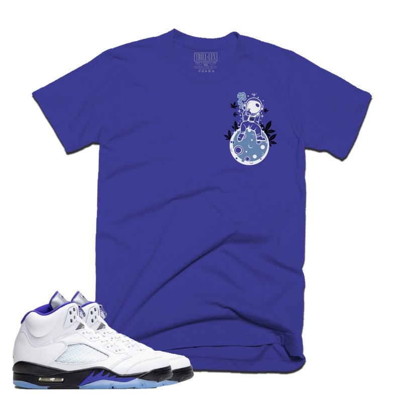 Jordan5WhiteConcordAstronautSmokeTee