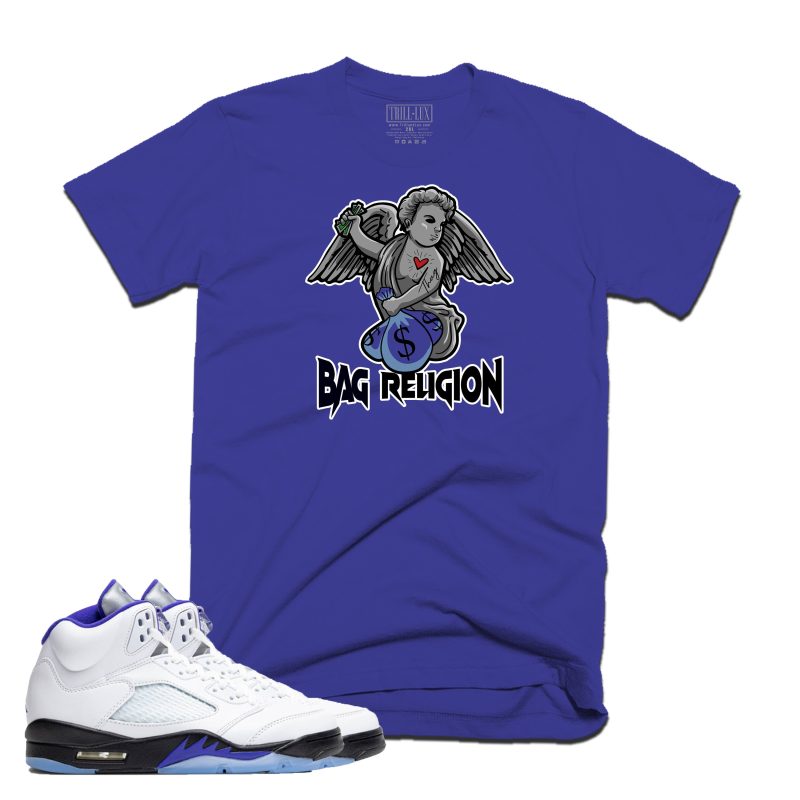 Jordan5WhiteConcordBagReligionTee