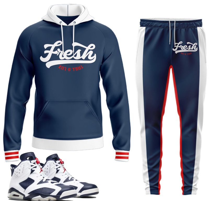 freshjordan6olympichustlejoggerhoodiecopy